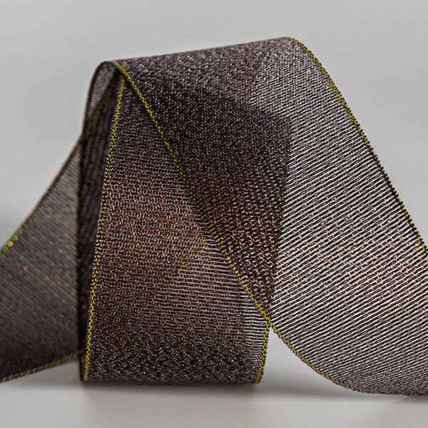 Brillant Ribbon - Brown/Gold