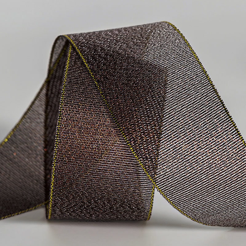 Brillant Ribbon - Brown/Gold