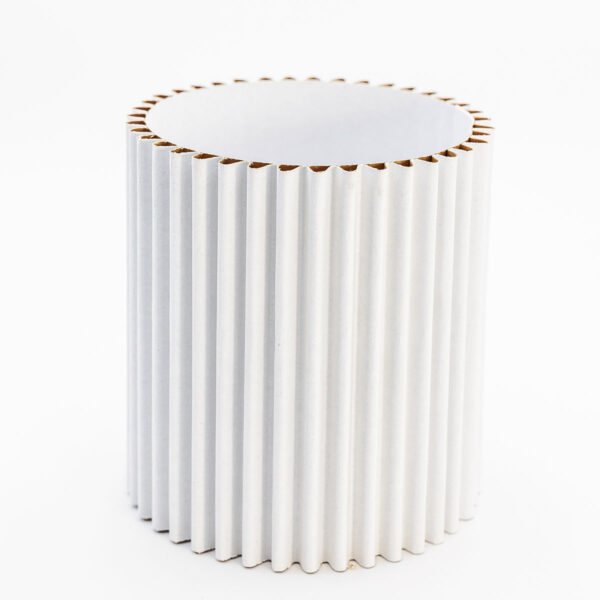 Round Wave Box - White