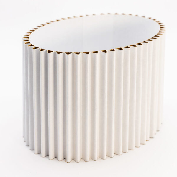 Oval Wave Box - White