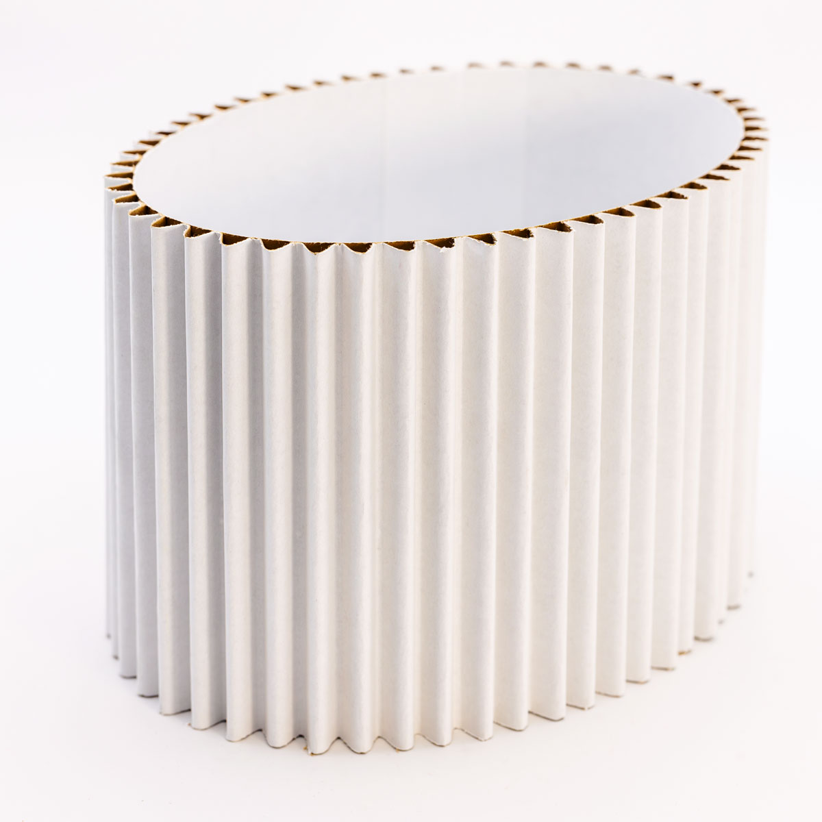 Oval Wave Box - White