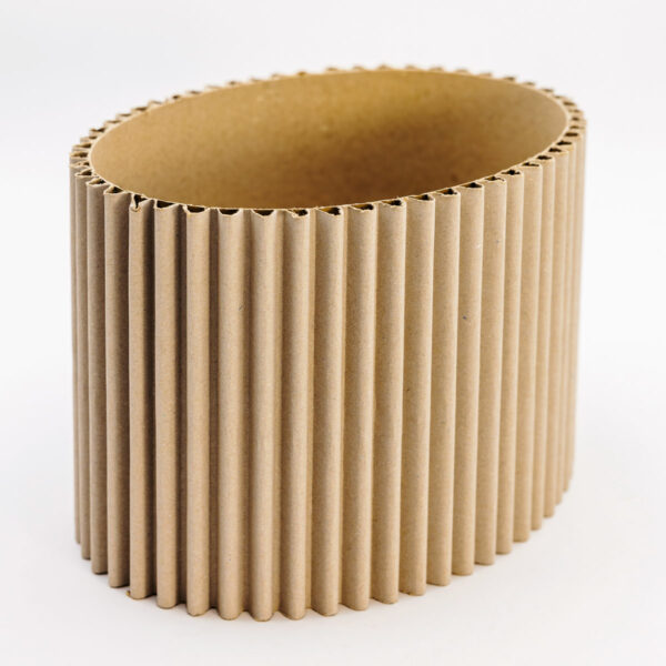 Oval Wave Box - Shabby white