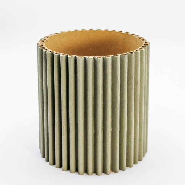 Round Wave Box - Celadon green