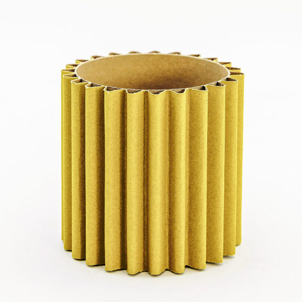 Round Wave Box - Yellow