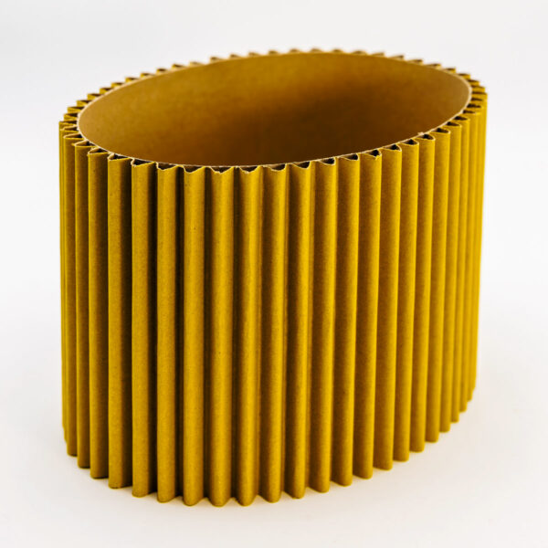 Oval Wave Box - Yellow