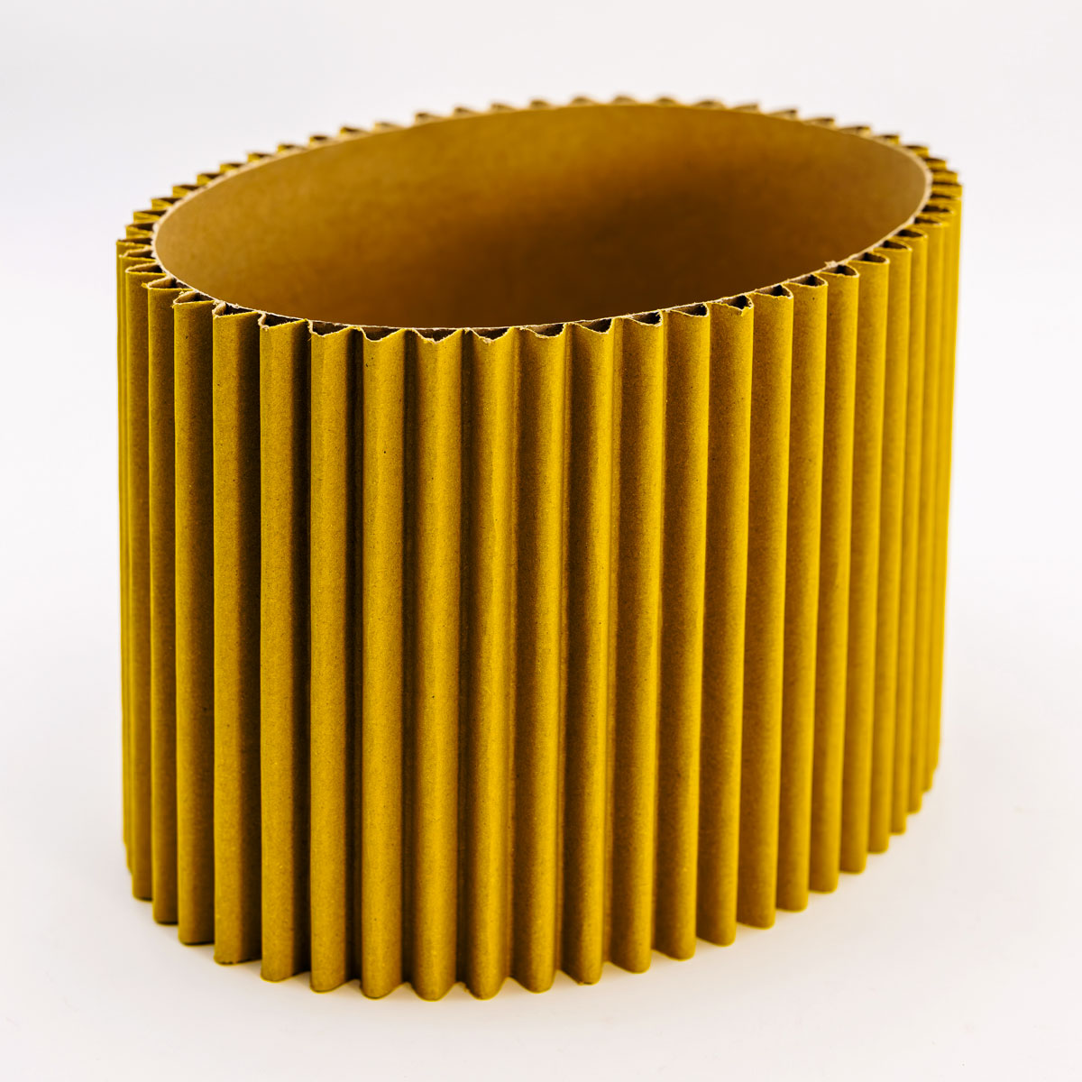 Oval Wave Box - Yellow